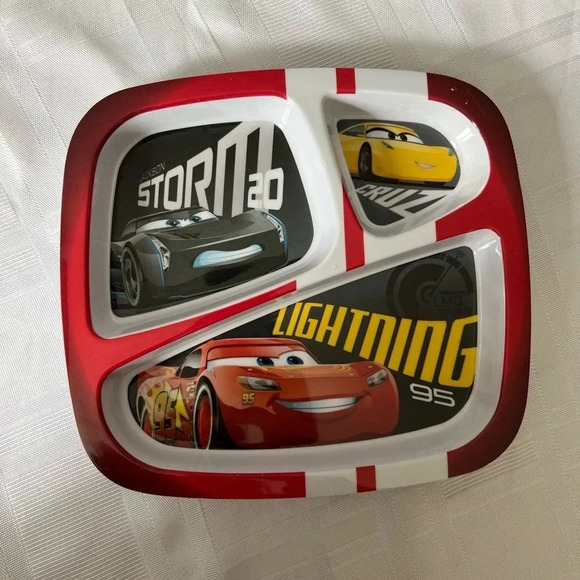 Cars Collectors Melamine Children’s  Portion Plate - Picture 1 of 3
